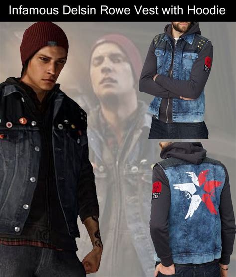 infamous second sons replica jackets|delsin rowe jacket.